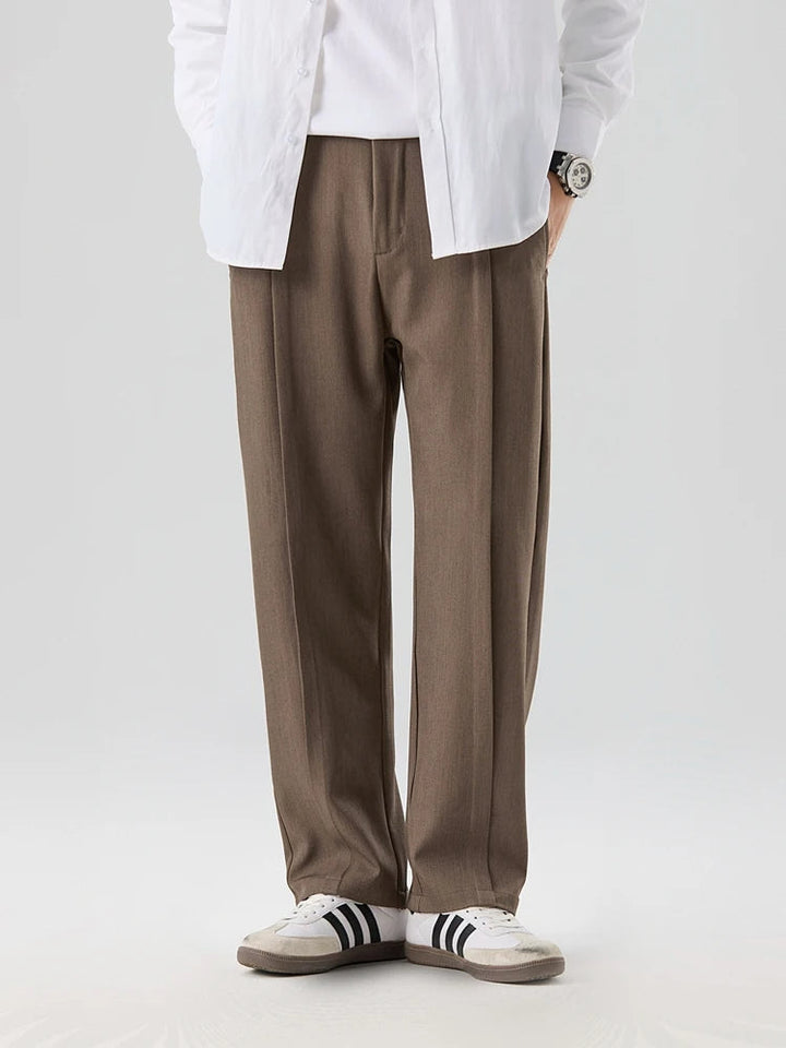 HUDSON – Wide-Leg Pleated Pants