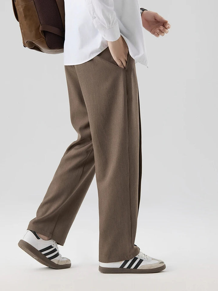 HUDSON – Wide-Leg Pleated Pants