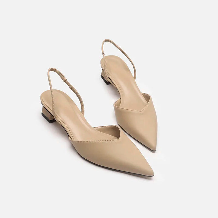 MIRELLE – Women's Minimalist Slingback Block Heel Sandals