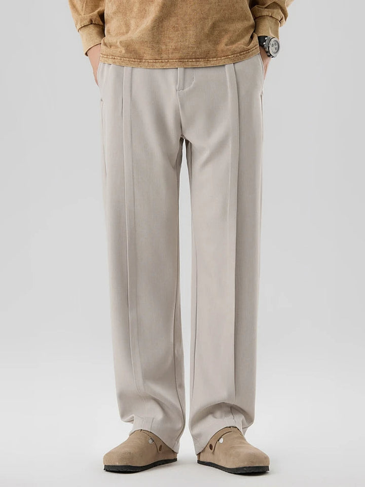 HUDSON – Wide-Leg Pleated Pants