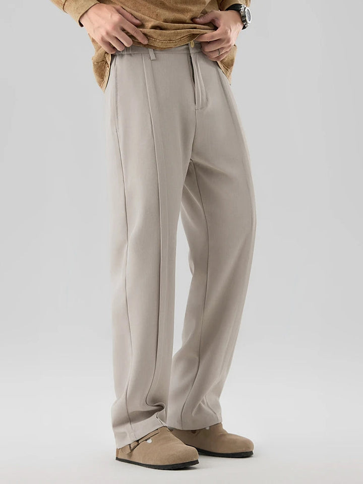 HUDSON – Wide-Leg Pleated Pants