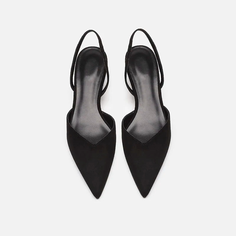 MIRELLE – Women's Minimalist Slingback Block Heel Sandals