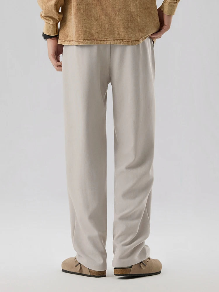 HUDSON – Wide-Leg Pleated Pants