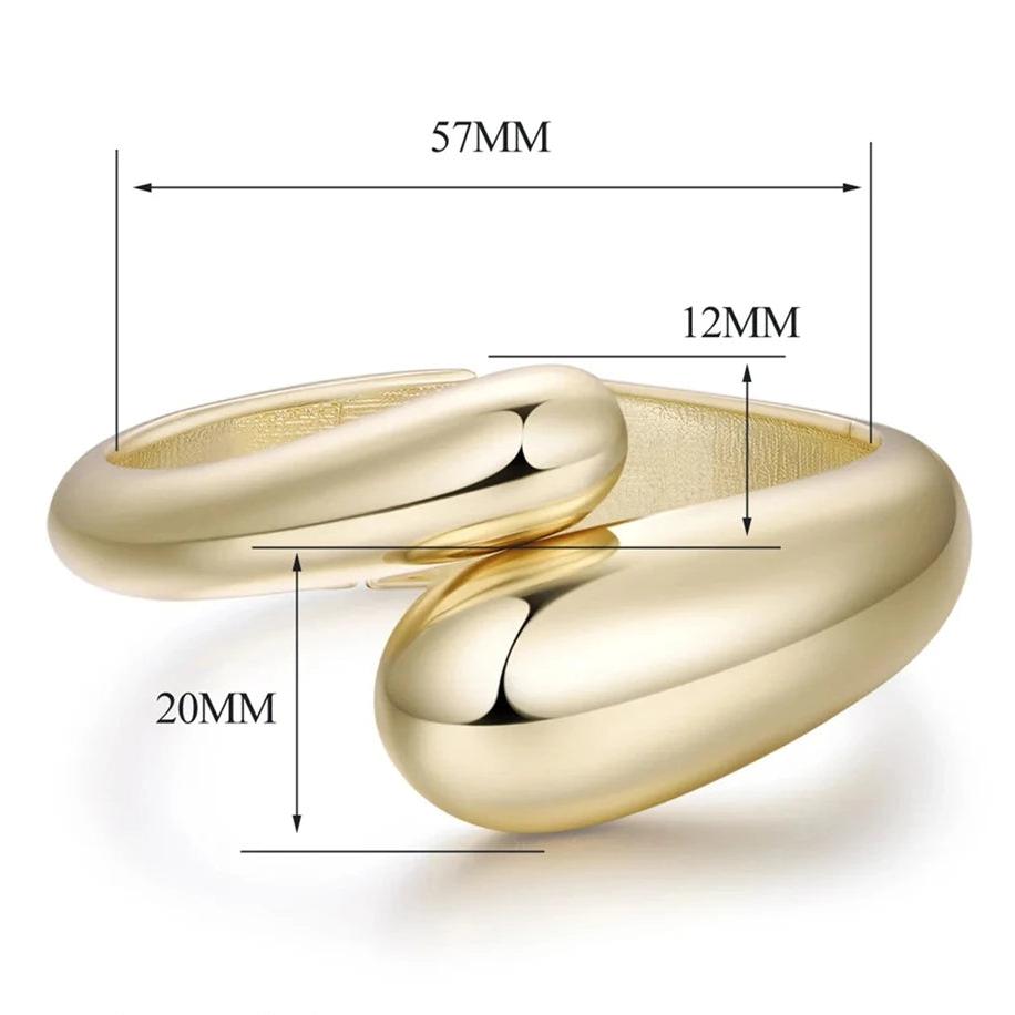 PURITY - Wide Bold Statement Cuff Bracelet