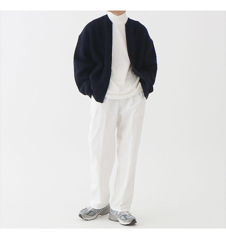 NYCAR – Men's Zip-Up Knitted Cardigan