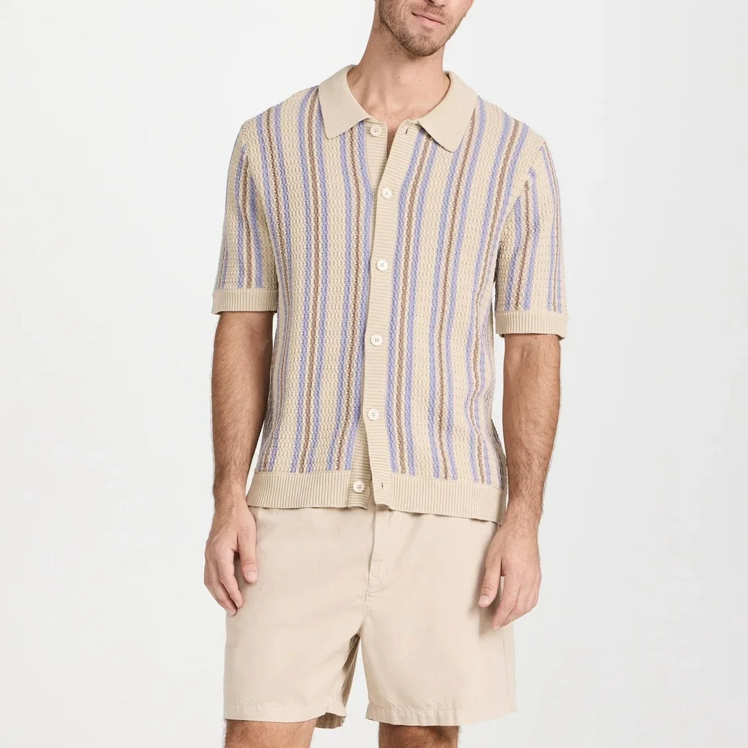 DANSO - Men’s Striped Knit Shirt