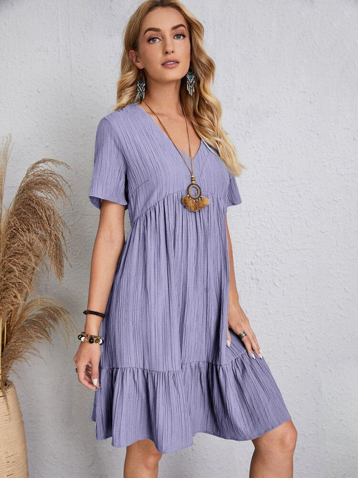 ROZALIA – V-neck midi dress
