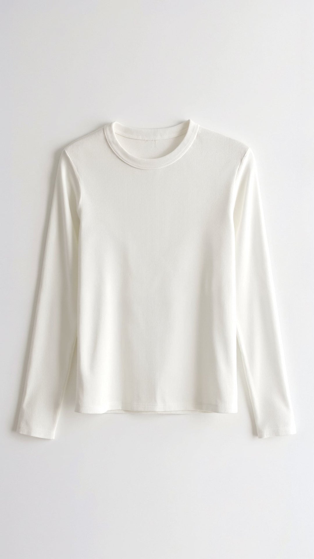 FIORA - Classic Ribbed Long-Sleeve Basic